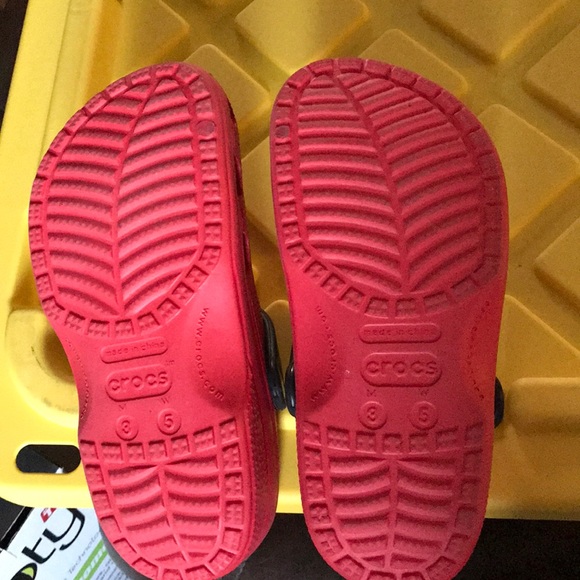 Mickey Mouse Disney. Red and black crocs - Picture 3 of 6